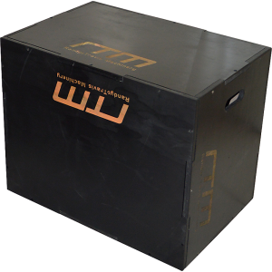 3IN1 Black Wood Plyo Box